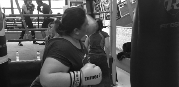 Beat obesity boxing class, south london
