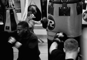 Boxing class, South London